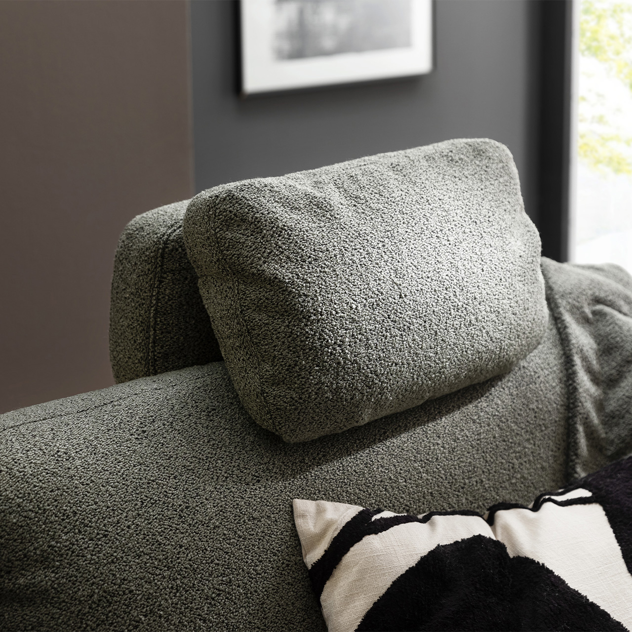 Bouclé Ecksofa TL 3022