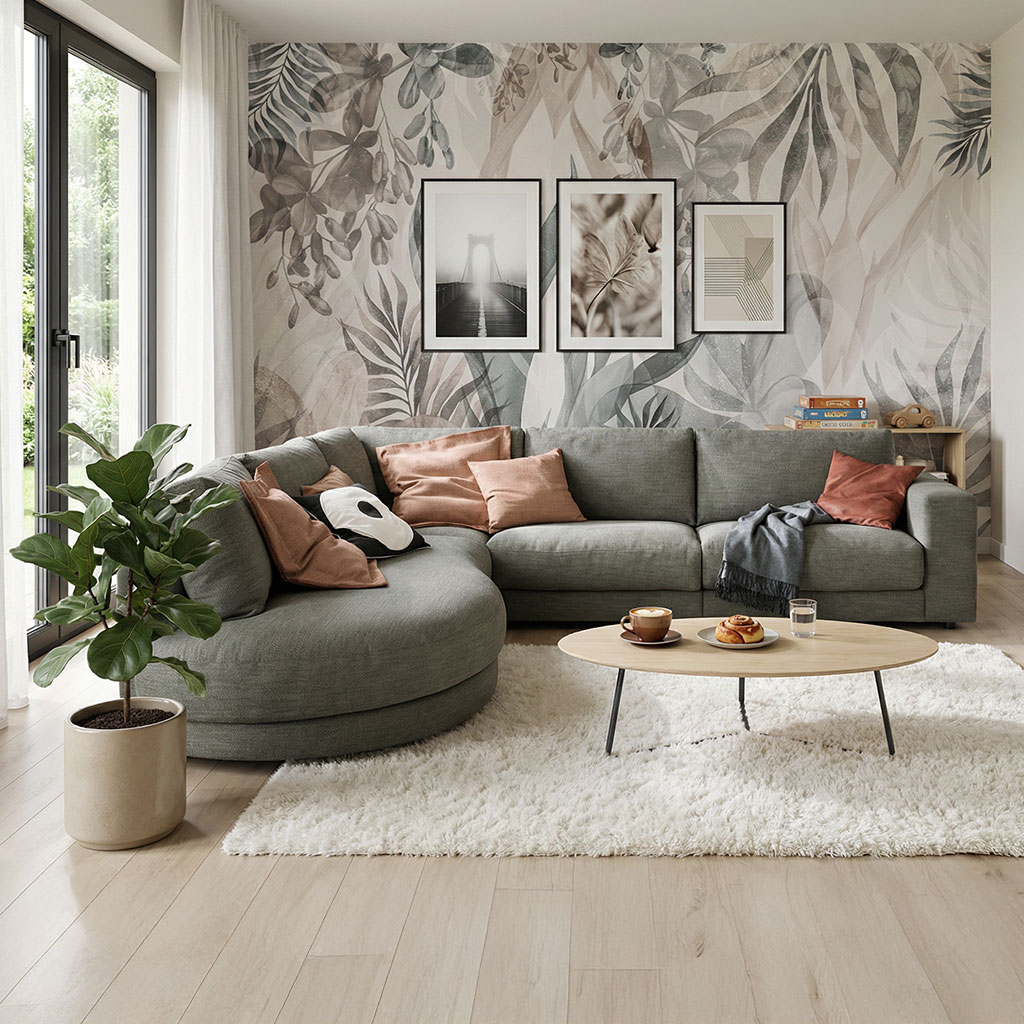 Rundsofa Leon