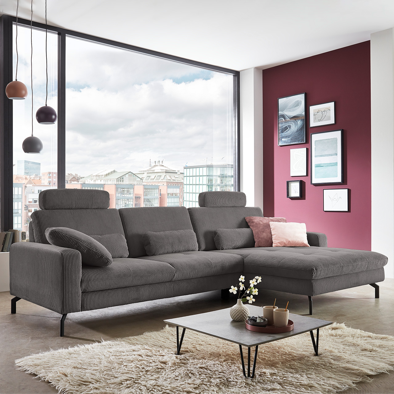 Cord Ecksofa SK 5014