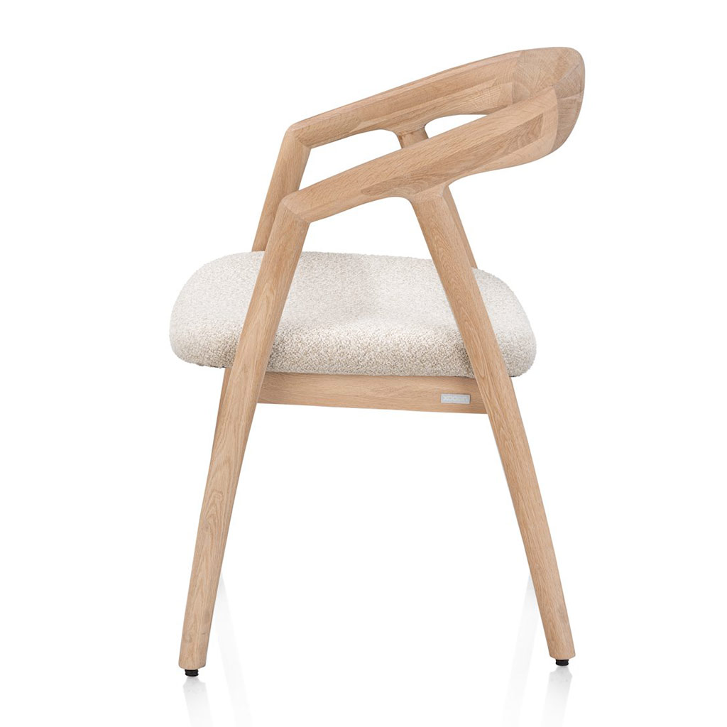 xooon Bouclé Armlehnstuhl Dante