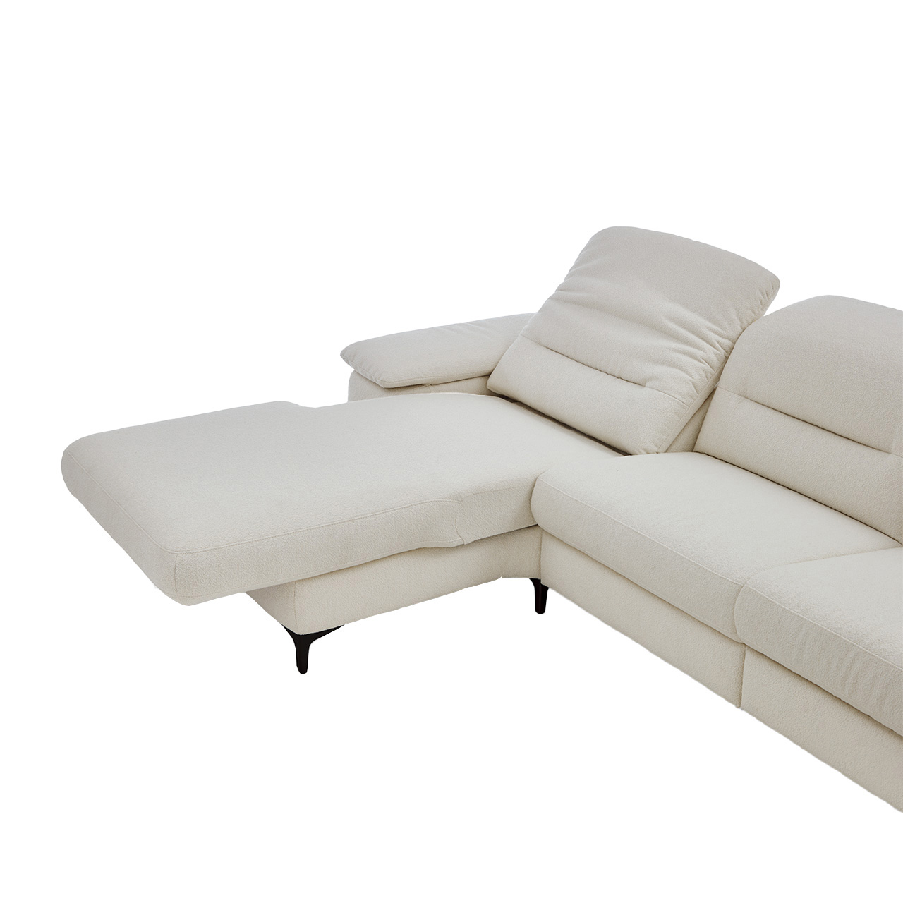 Bouclé Ecksofa 2602