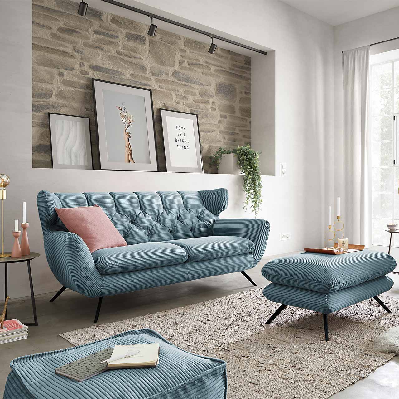 3C Candy Cord Sofa Sixty