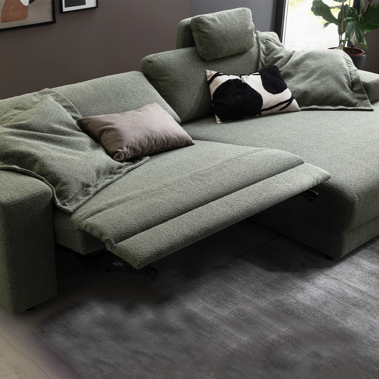 Bouclé Ecksofa TL 3022