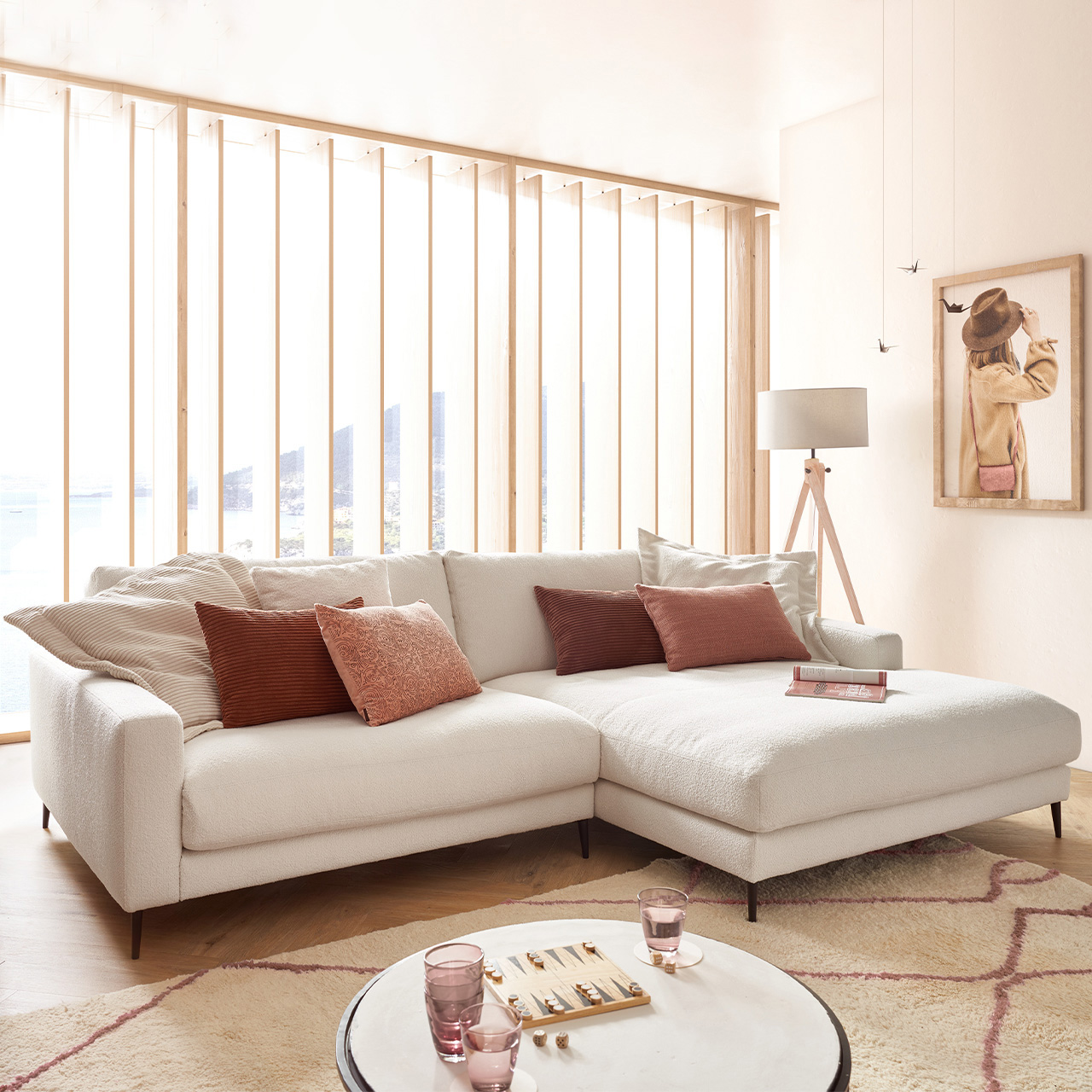 Bouclé Ecksofa TL 2289 Bouclé Ecksofa TL 2289