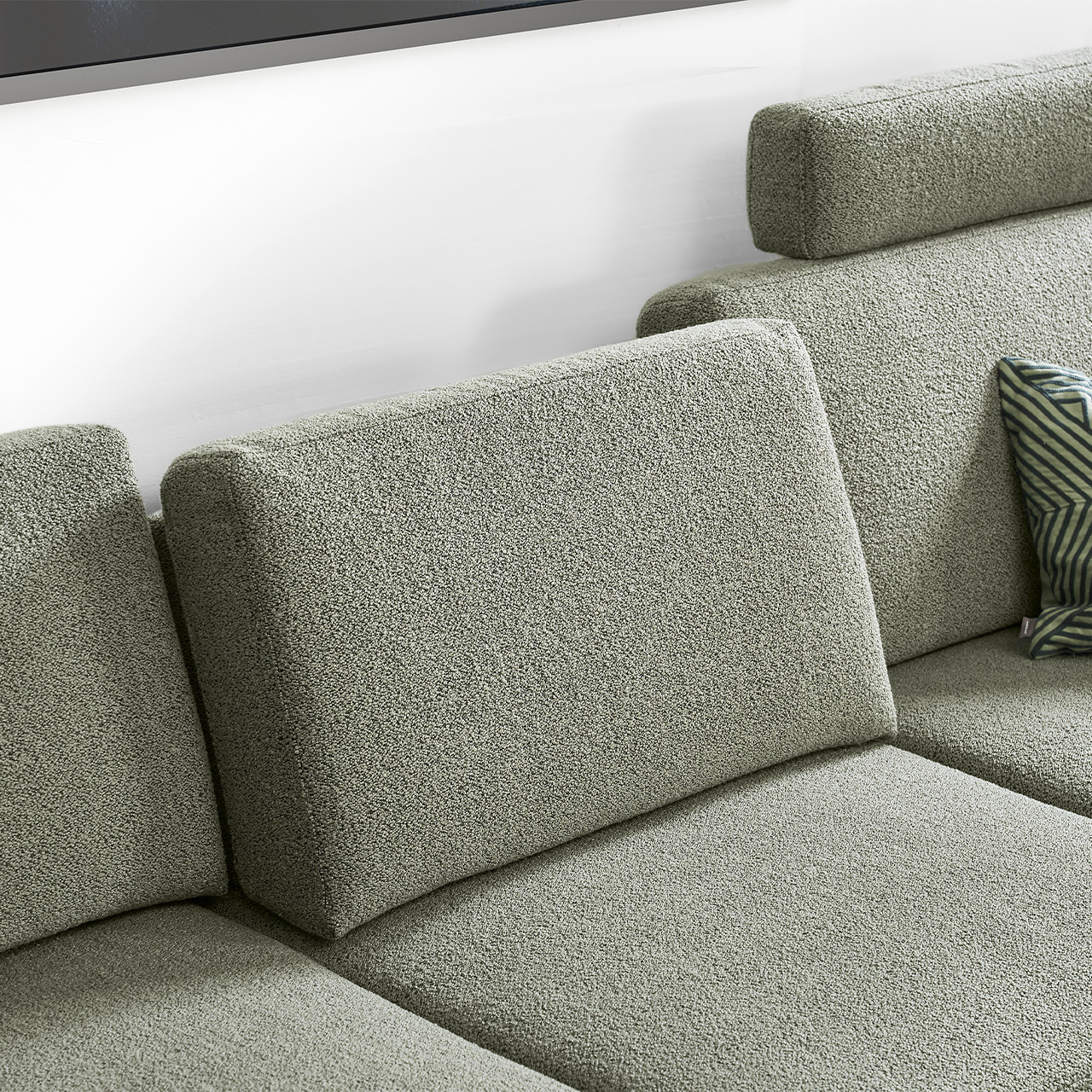 Bouclé Ecksofa TL 1360 MOVE