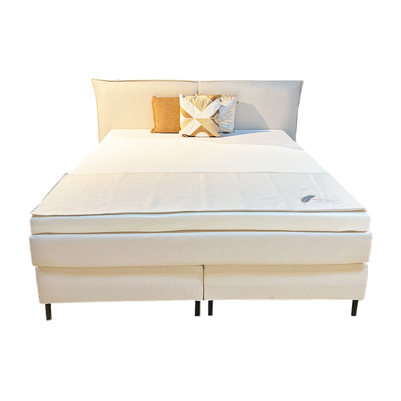 Karlskrona Boxspringbett Premium Creme