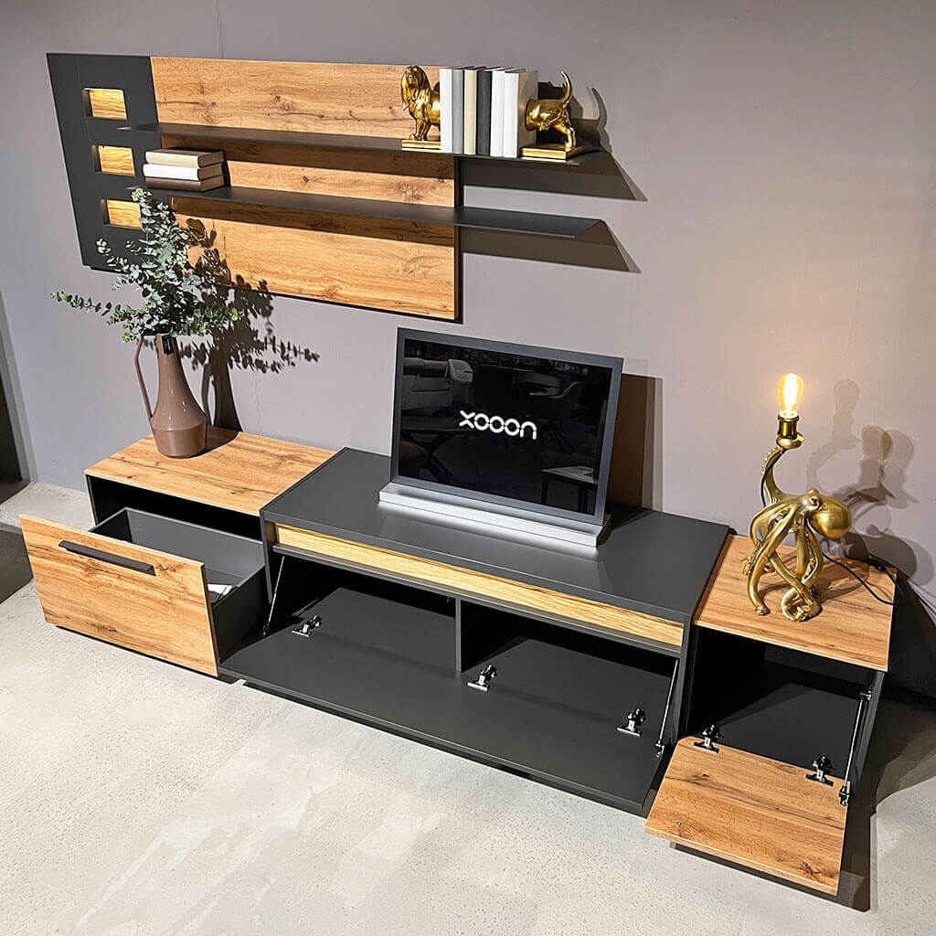 Die Hausmarke Wohnwand Light Line 10