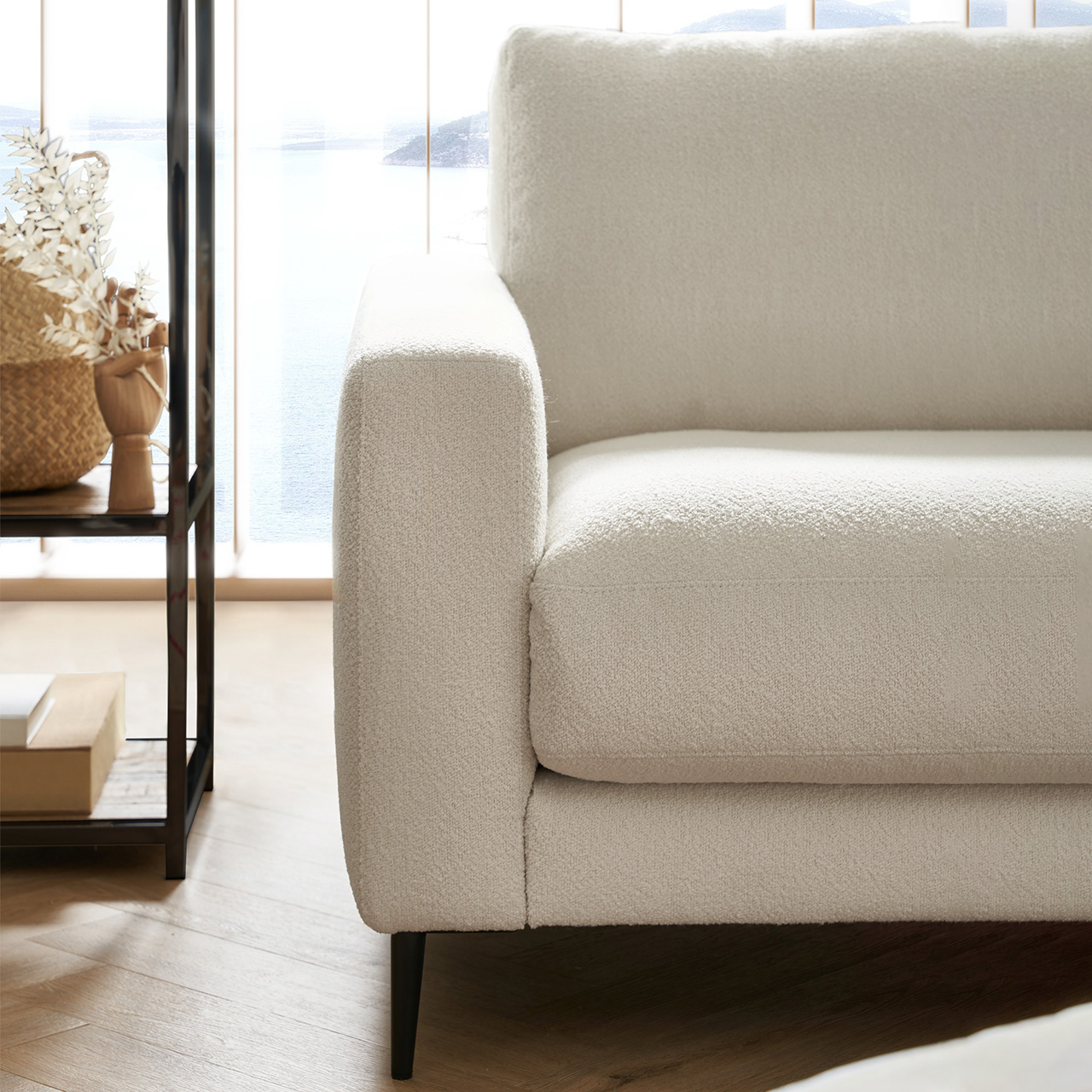 Bouclé Ecksofa TL 2289