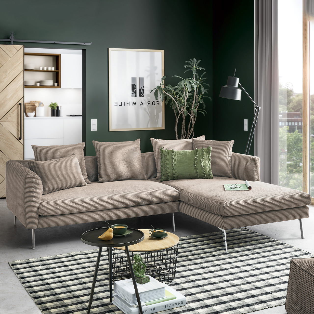 Cord Ecksofa Avola