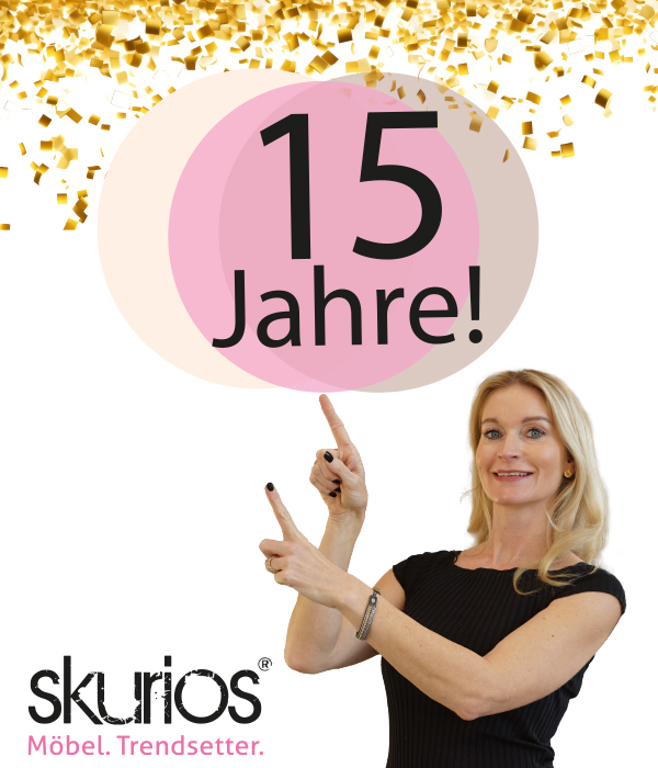 15 Jahre skurios® - Exklusive Jubiläumsangebote nur für kurze Zeit!