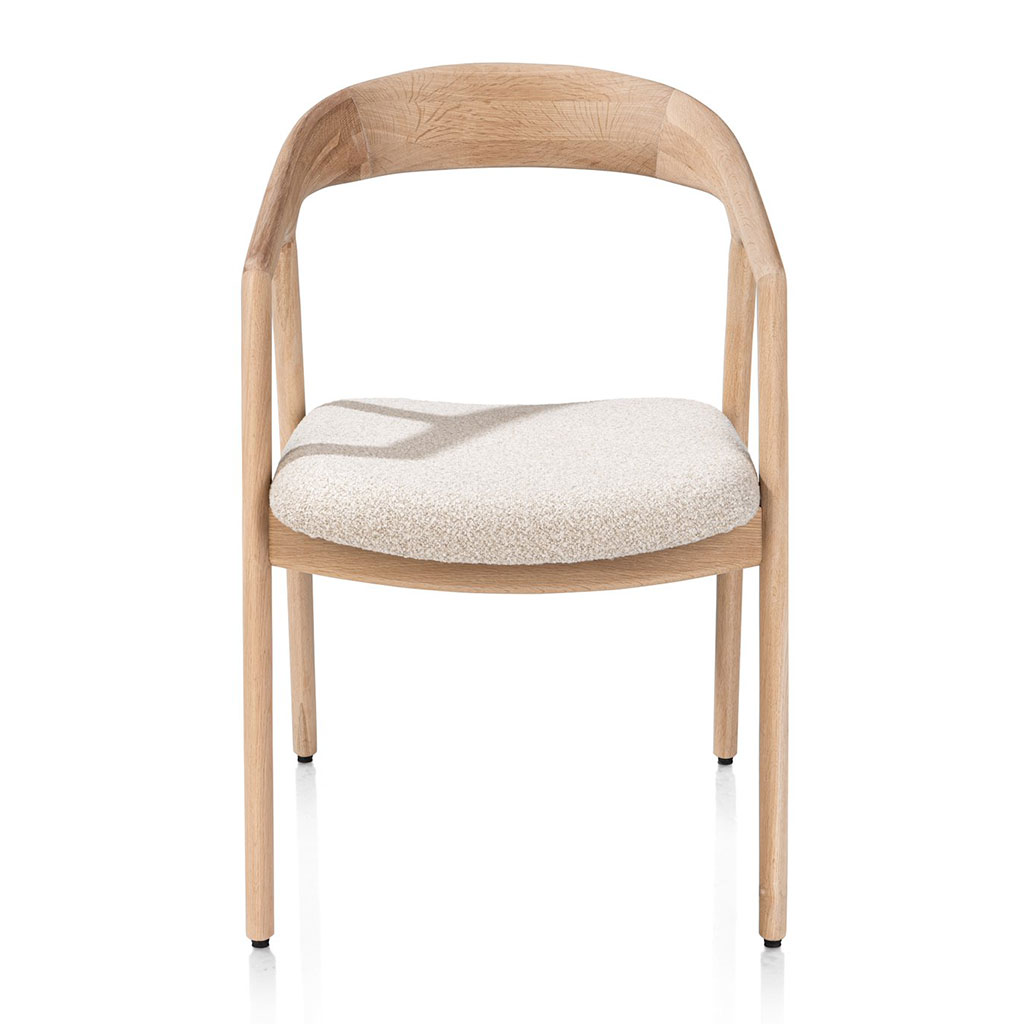 xooon Bouclé Armlehnstuhl Dante