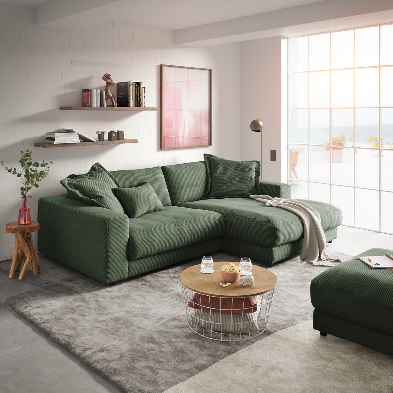 Cord Ecksofa Corsica