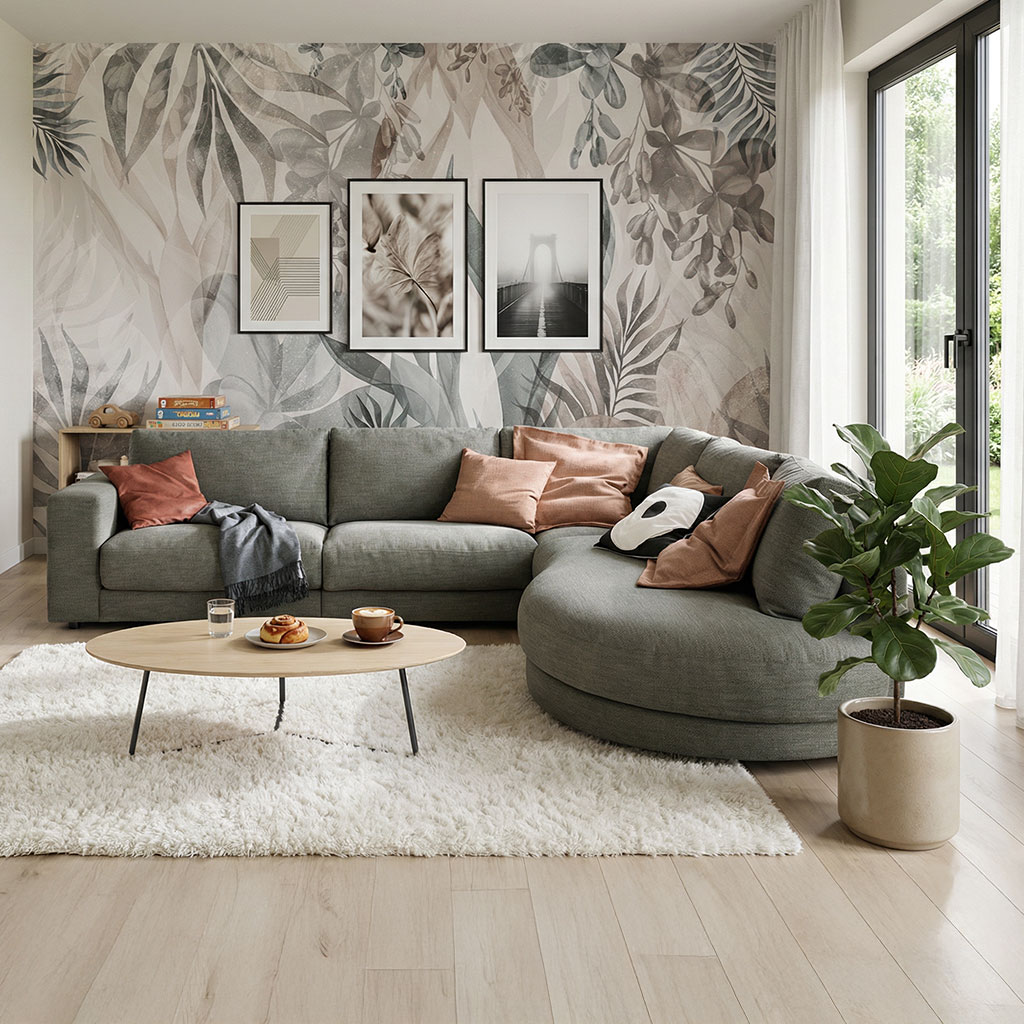 Rundsofa Leon