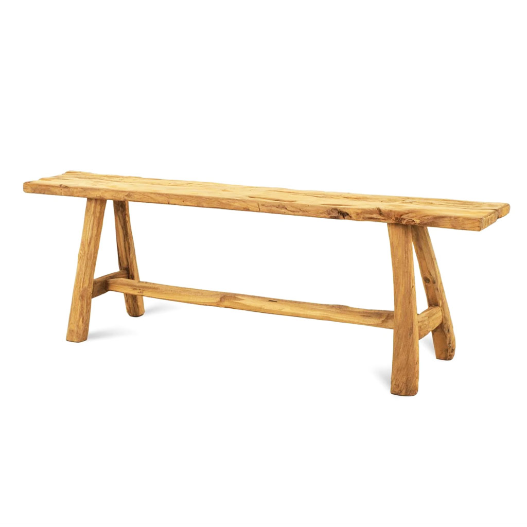 Erste Liebe Möbel Gartenbank Teak Natur