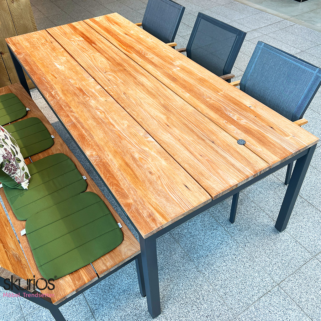 Zebra Tisch Alex 7180 Metall/Teak Zebra Tisch Alex 7180 Metall/Teak