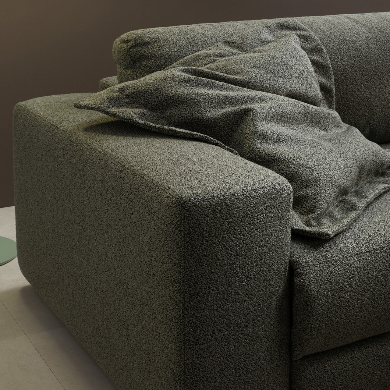 Bouclé Ecksofa TL 3022