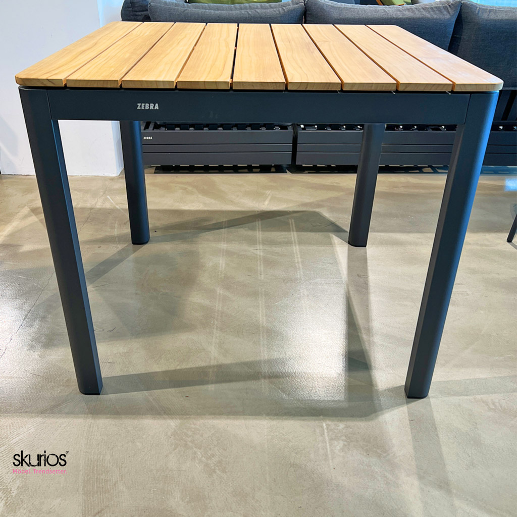 Zebra Tisch Bee 6183 Metall/Teak