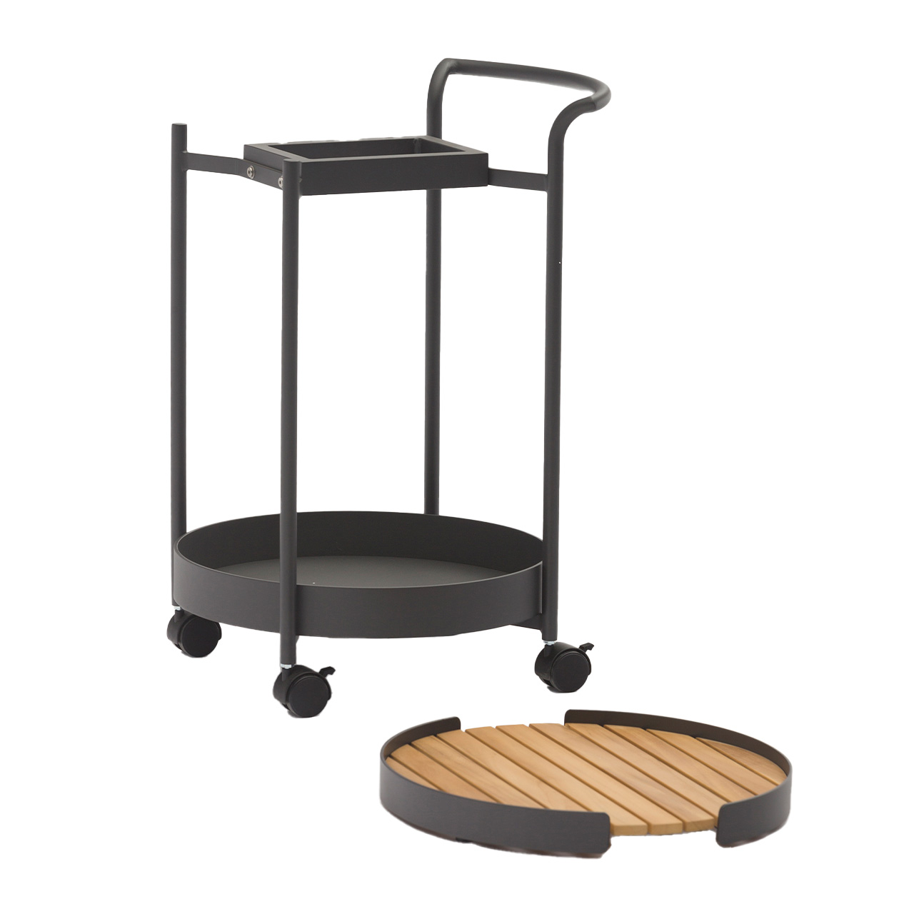 Zebra Beistelltisch Trolley 6347