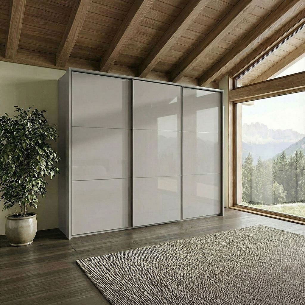 Schwebetürenschrank TL 3411 mit 3 Türen