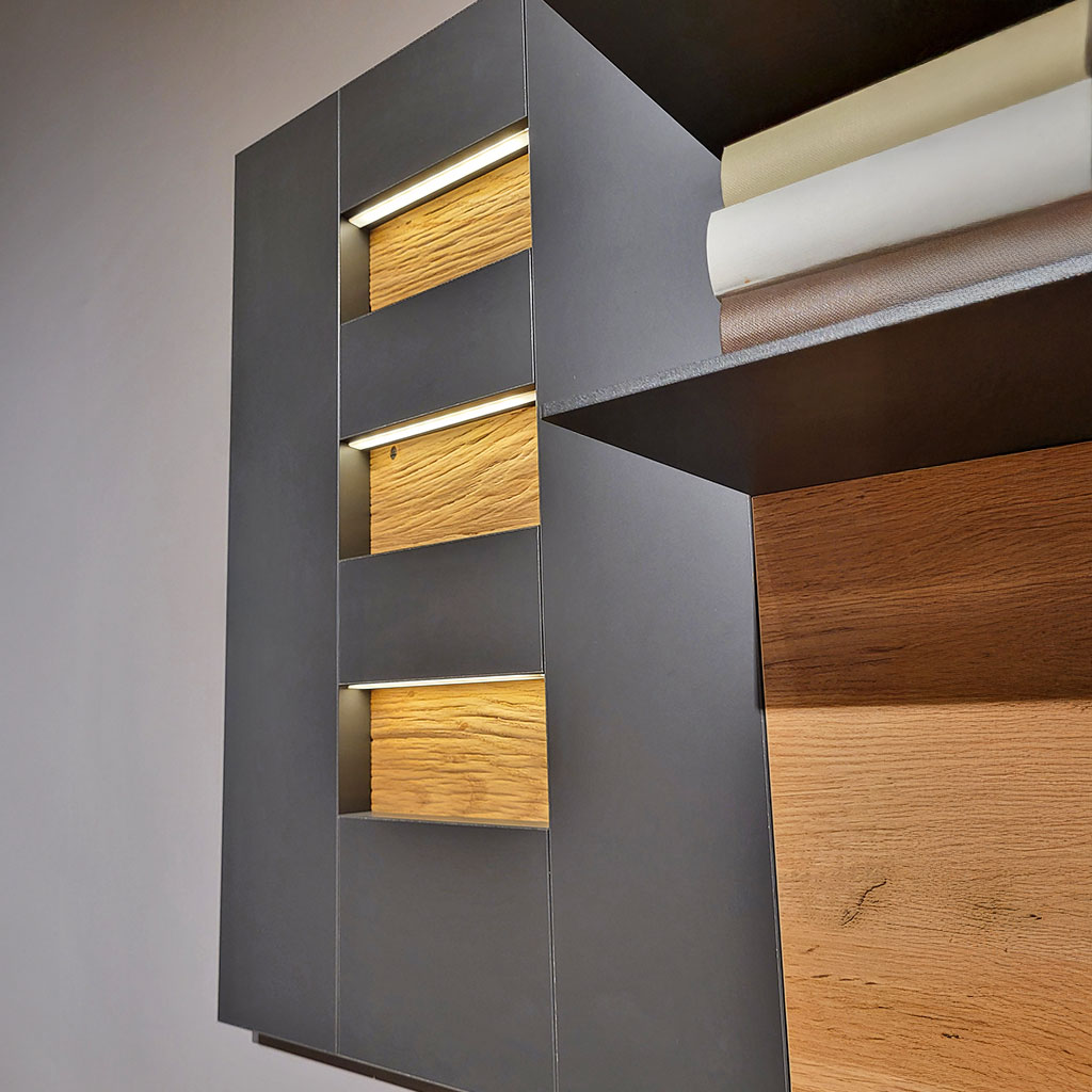 Die Hausmarke Wohnwand Light Line 10