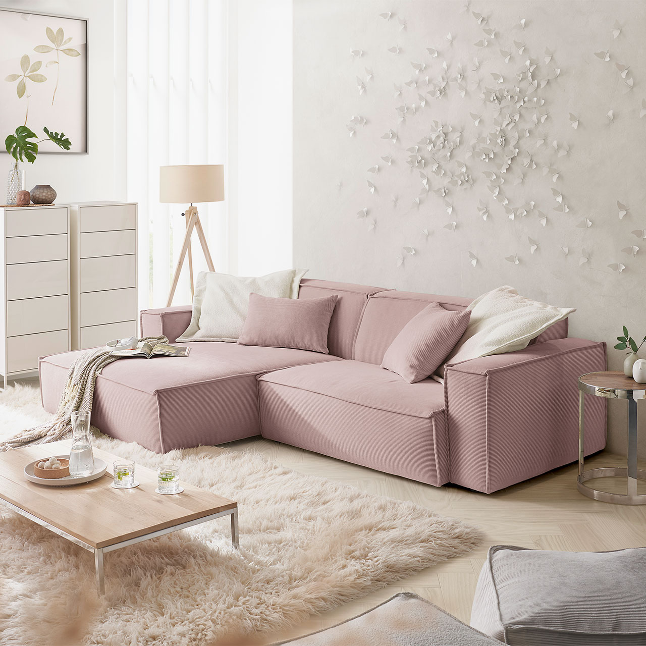 3C Candy Cord Ecksofa Upper East 3C Candy Cord Ecksofa Upper East