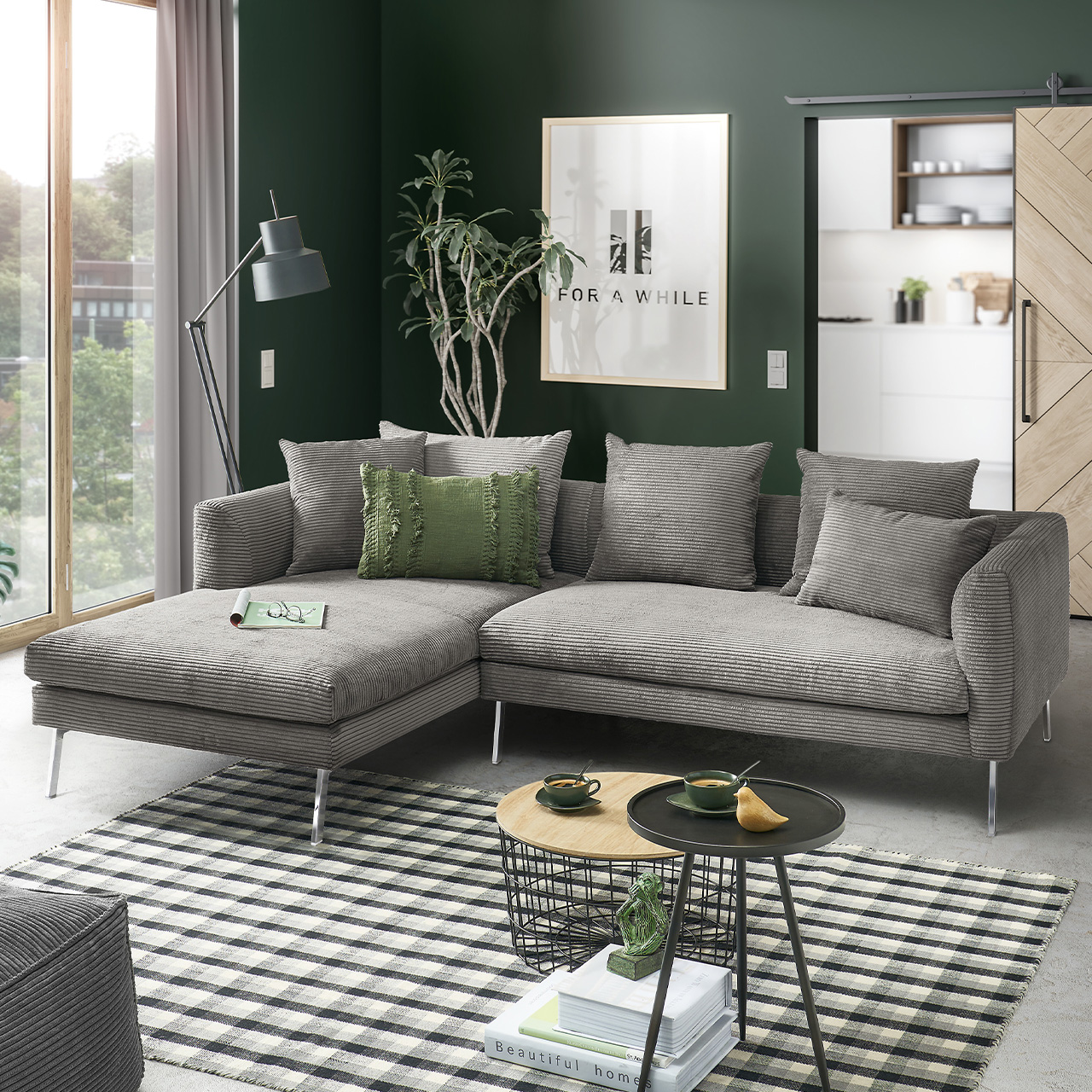 Cord Ecksofa Avola