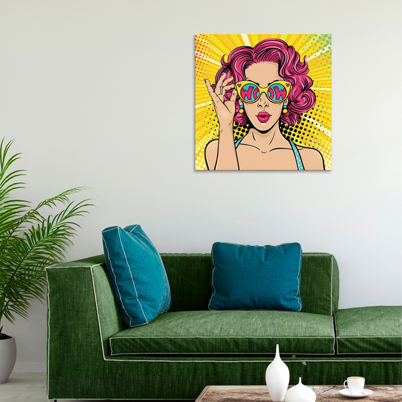 Imageland Bild Pop Art WOW mit Brille