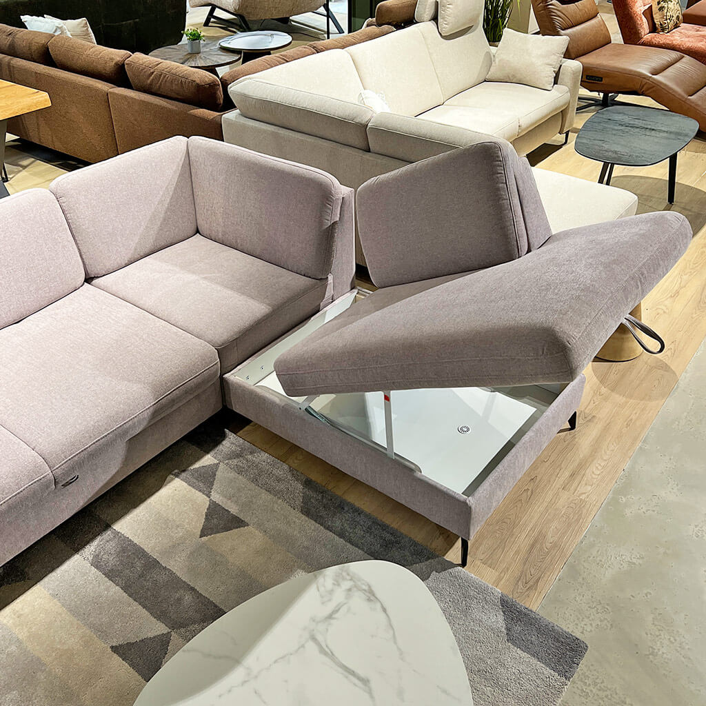 Wohnlandschaft U-Form Melrose Funktionssofa