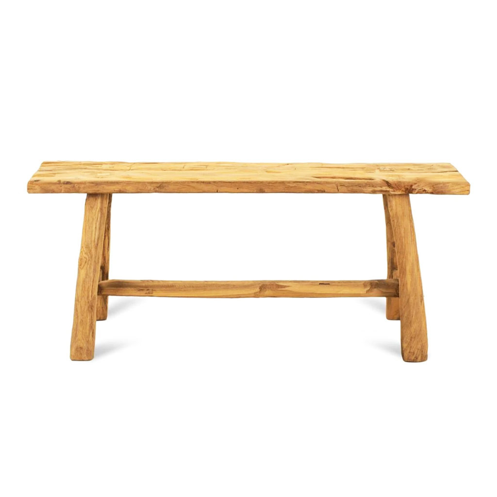 Erste Liebe Möbel Gartenbank Teak Natur