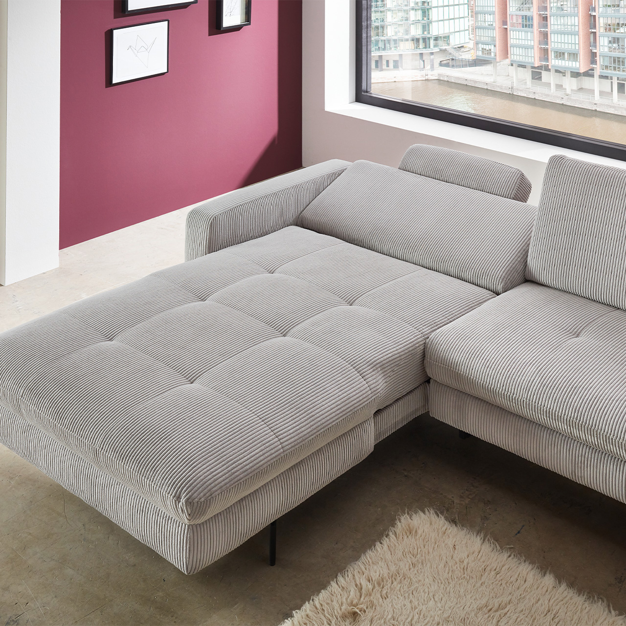 Cord Ecksofa SK 5014