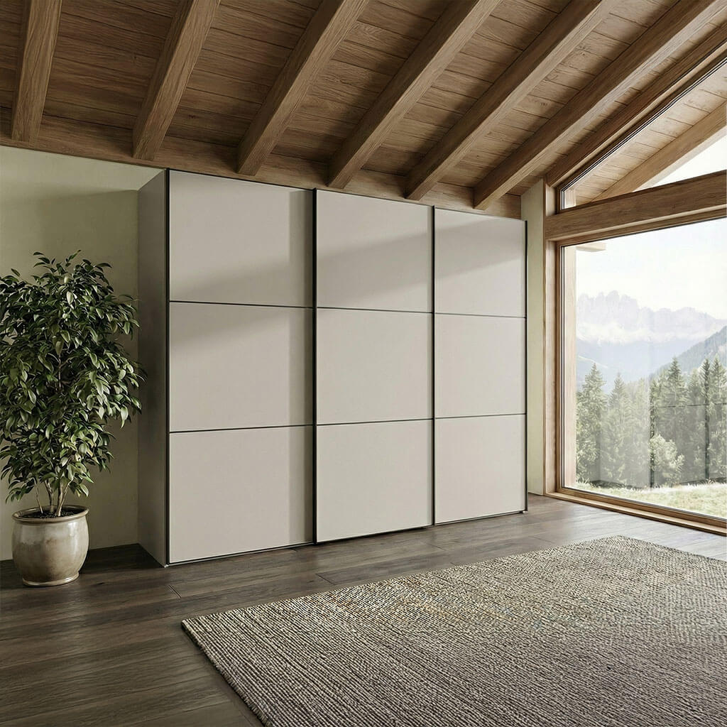 Schwebetürenschrank TL 3411 mit 3 Türen