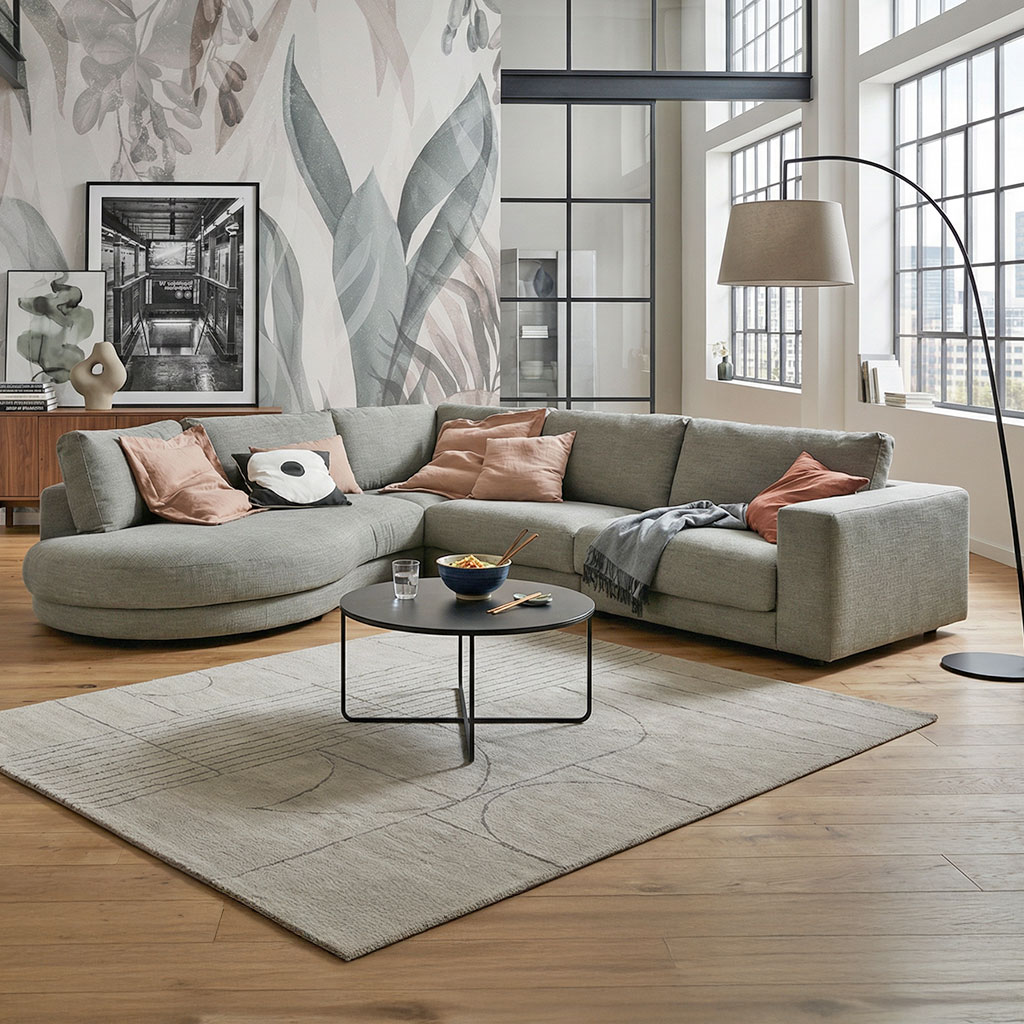 Rundsofa Leon