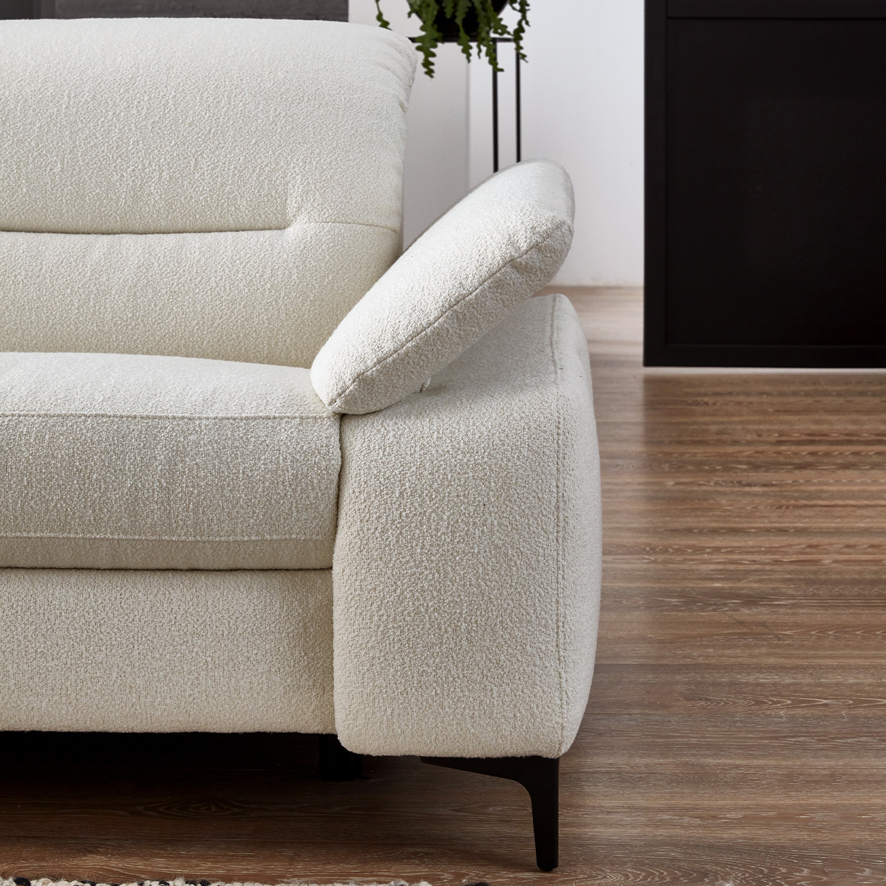 Bouclé Ecksofa 2602