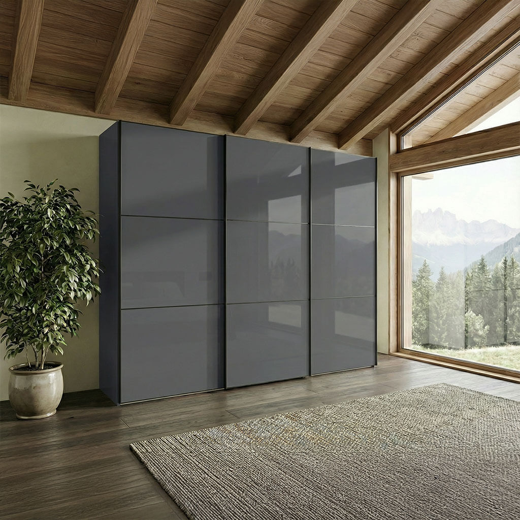 Schwebetürenschrank TL 3411 mit 3 Türen