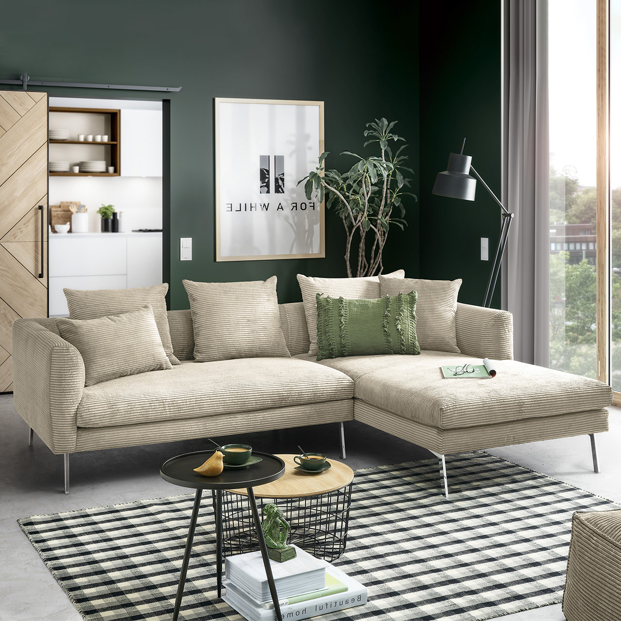 Cord Ecksofa Avola