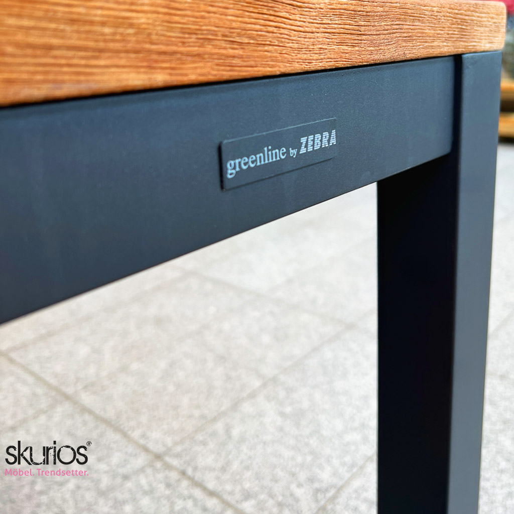 Zebra Tisch Alex 7180 Metall/Teak Zebra Tisch Alex 7180 Metall/Teak