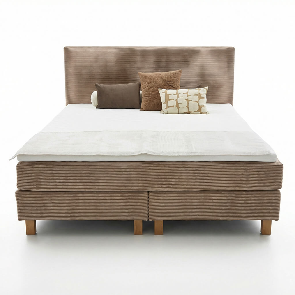 Karlskrona Cord Boxspringbett Smart