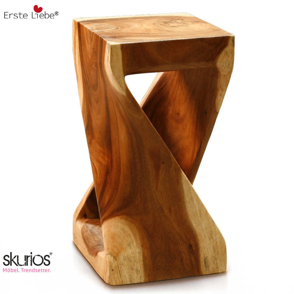 Erste Liebe Möbel Hocker aus Suarholz