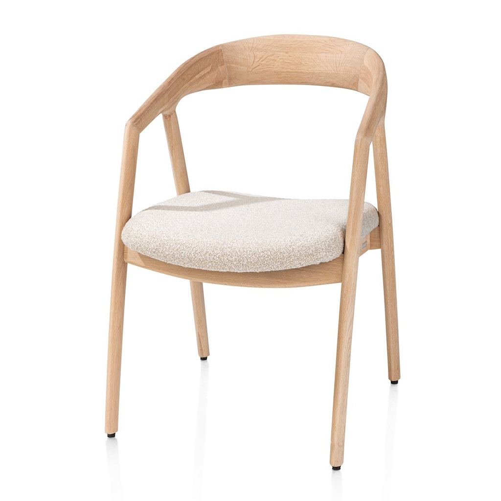 xooon Bouclé Armlehnstuhl Dante