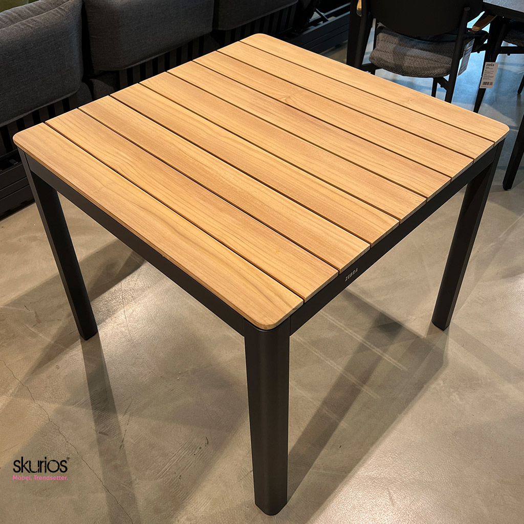Zebra Tisch Bee 6183 Metall/Teak