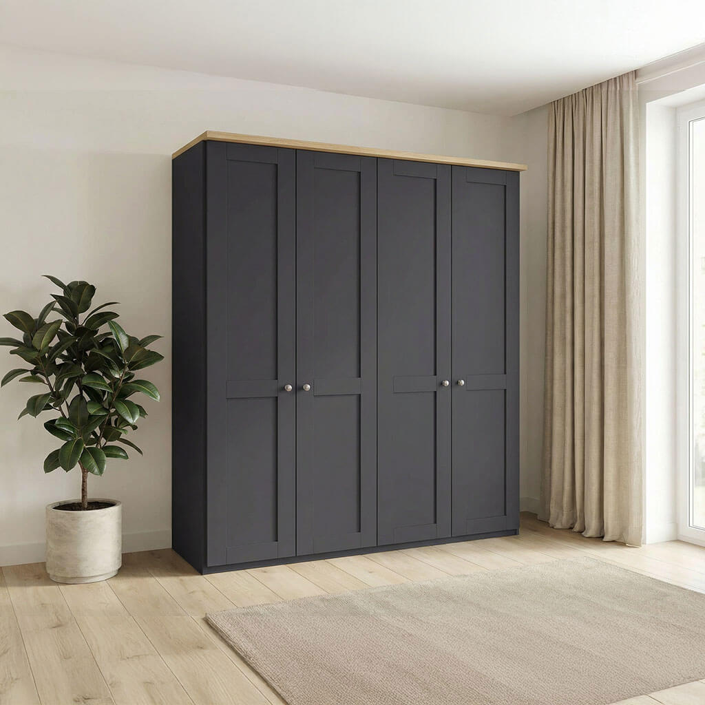 Kleiderschrank Malmö Drehtürenschrank