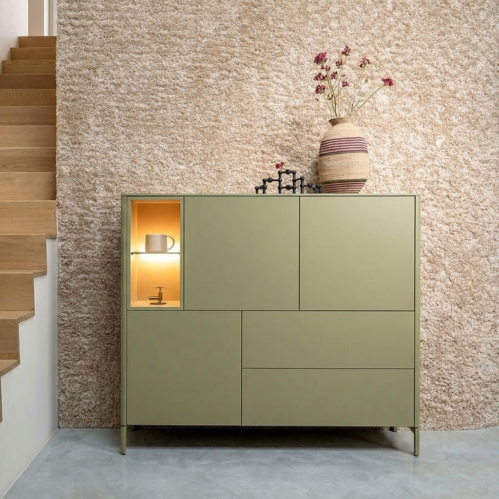 xooon Highboard Trentino Olive